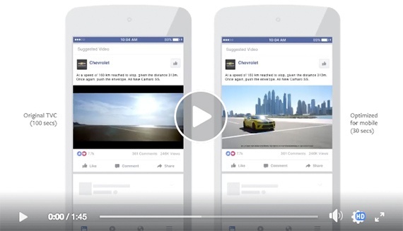 camaro ss facebook video ad