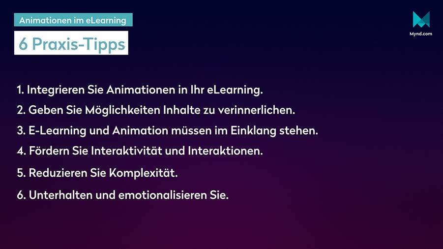 Animationen im eLearning 6 Praxis Tipps Liste