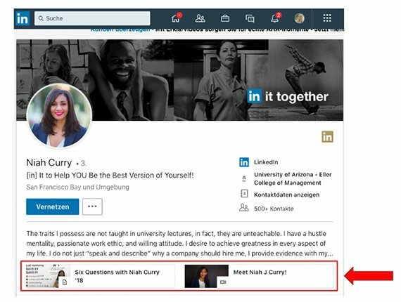 LinkedIn-Video-Visitenkarte