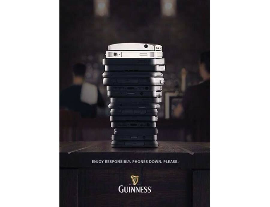 Guiness campaign continuity gestalt 