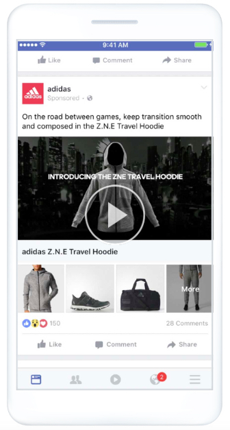 facebook instant experience video ad