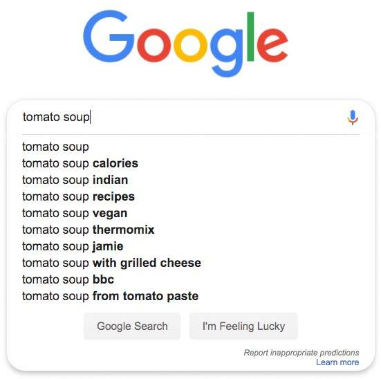 google search tomato soup