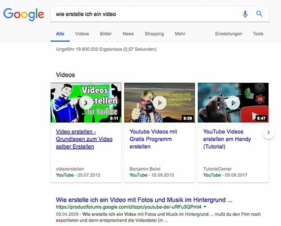 google search video 
