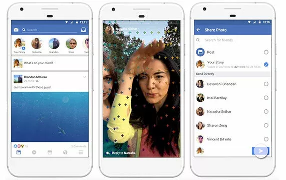 facebook stories mobile user