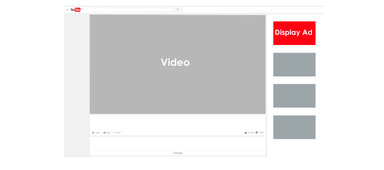 youtube display Anzeige
