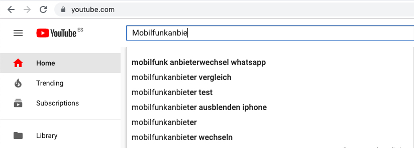 youtube-keyword-suche